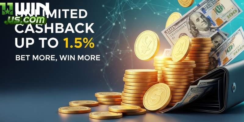 Khuyến mãi 11WIN – Cập Nhật Top Ưu Đãi Khủng Nhất 2025 Khuyến mãi hoàn trả tại 11win.us.com lên đến 1,5%